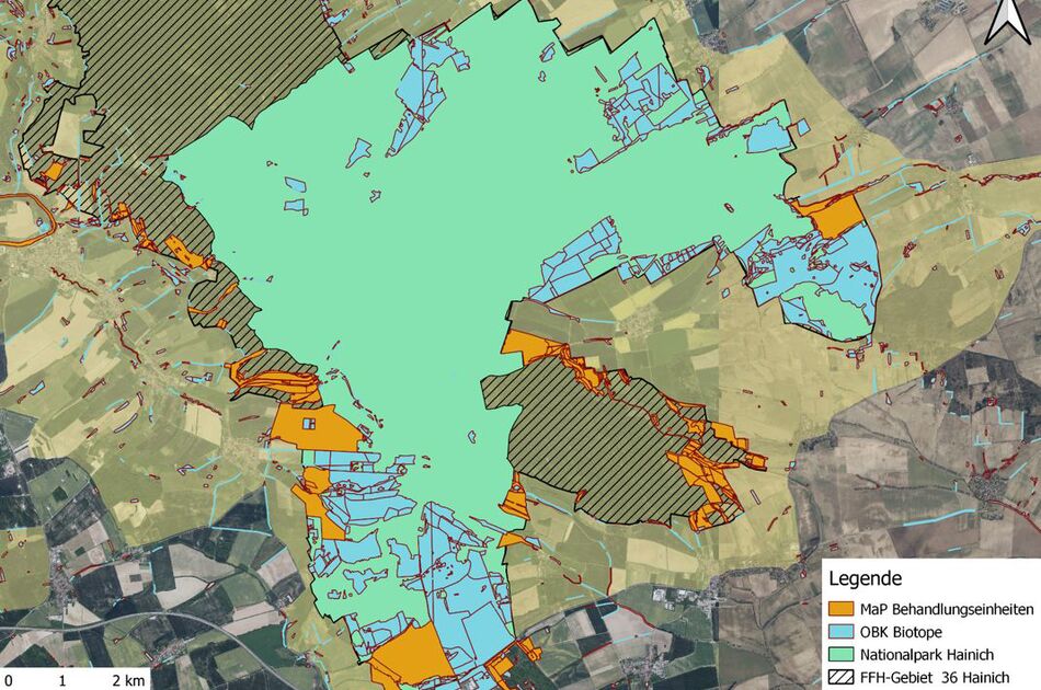 Gebietskulisse der Machbarkeitsstudie